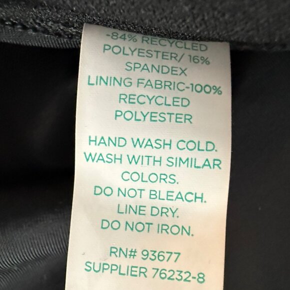 Oasis Black One Piece Swimsuit Sz XL Strappy Cross Back Bathing Suit Beach Pool - Picture 9 of 14